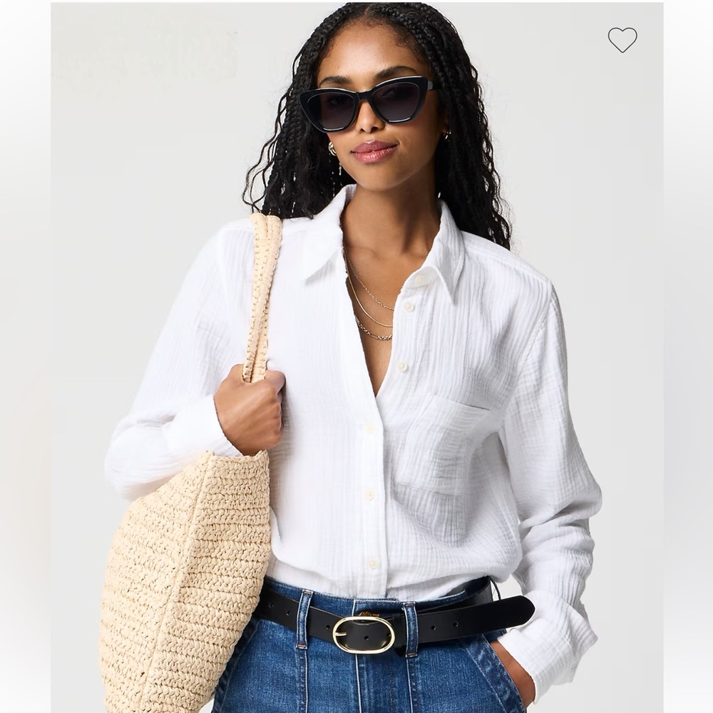 Double Gauze button-up shirt, Size XS